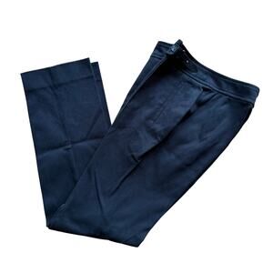 Marie Valois Black Tapered Leg Trouser Pants Size 8 Glof Classic Professional